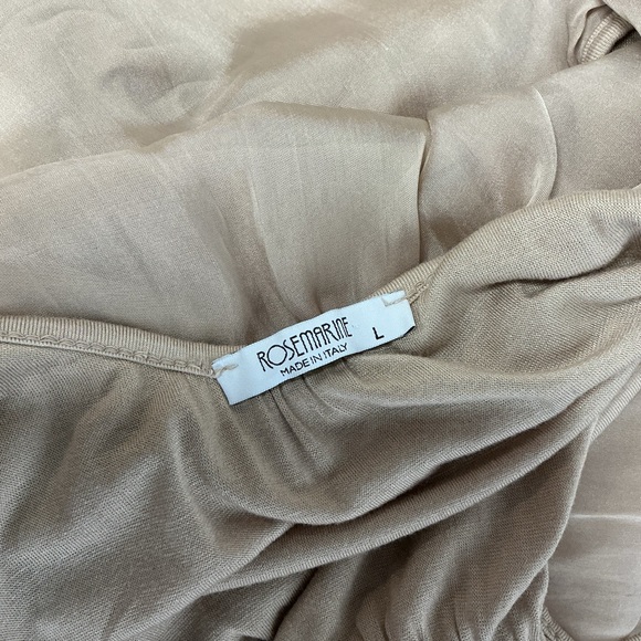 Rosemarine | Silk Blend Maxi Dress Made In Italy Size Large - Picture 7 of 9